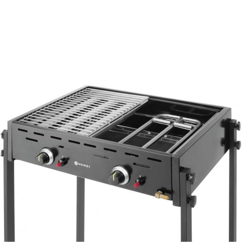 Grill gazowy MASTER PRO BLACK 790 x 560 mm 11.6 kW Hendi