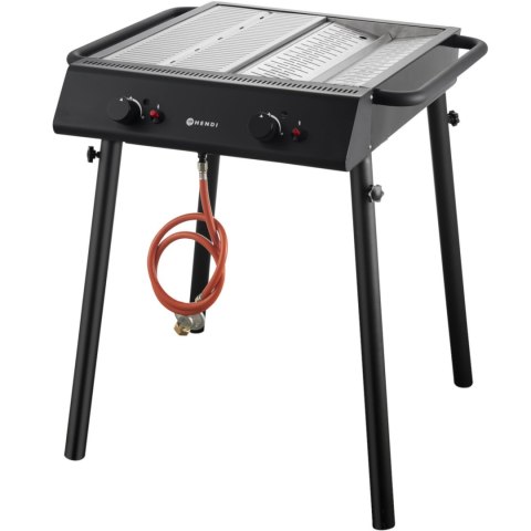 Grill gazowy cateringowy XANTOS 9.5 kW 77x71x87 cm Hendi