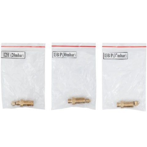 Grill gazowy ryflowany z szafką na propan / LPG / gaz ziemny 6 kW Royal Catering