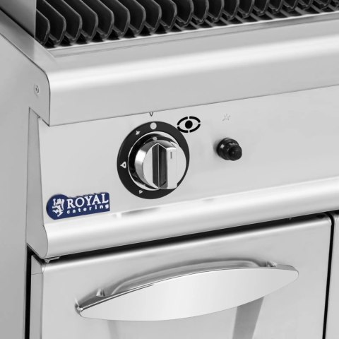 Grill lawowy na gaz propan / LPG / ziemny 2 x 8 kW 50-460 C Royal Catering