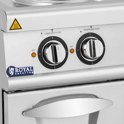 Kuchnia elektryczna wolnostojąca z szafką 6 pól grzewczych 15.6 kW 400 V Royal Catering