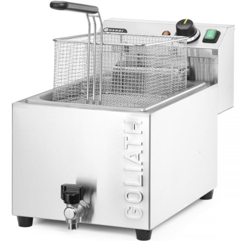 Najmocniejsza frytownica frytkownica z kranem HENDI GOLIATH 400V 10.2kW 10L Hendi