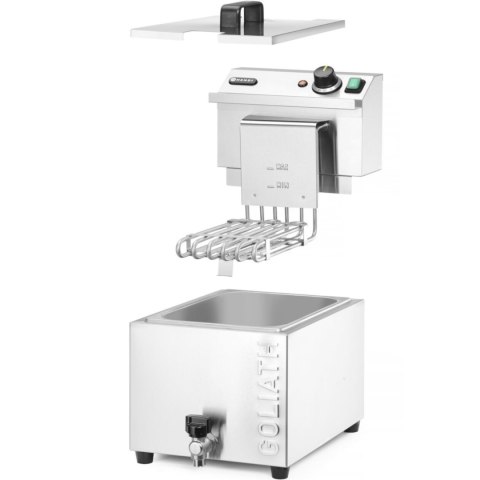 Najmocniejsza frytownica frytkownica z kranem HENDI GOLIATH 400V 10.2kW 10L Hendi