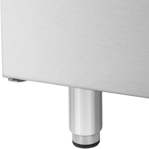 Płyta grillowa grill elektryczny ryflowany z szafką 33.5 x 55 cm 5.4 kW Royal Catering