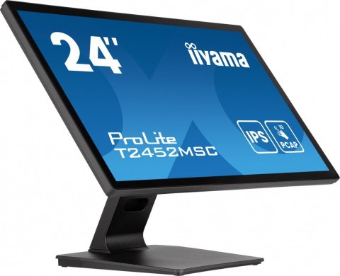 Monitor 24 cale T2452MSC-B1AG 10 PKT. POJ,IPS,HDMI,DP,2x1W,7H,2xUSB, 400cd/m2,AG-(Anti Glare) IIYAMA