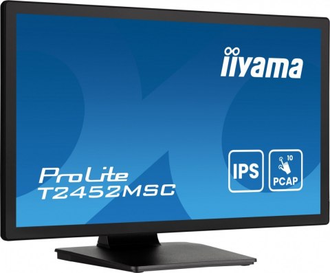 Monitor 24 cale T2452MSC-B1AG 10 PKT. POJ,IPS,HDMI,DP,2x1W,7H,2xUSB, 400cd/m2,AG-(Anti Glare) IIYAMA