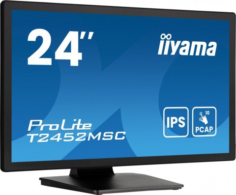 Monitor 24 cale T2452MSC-B1AG 10 PKT. POJ,IPS,HDMI,DP,2x1W,7H,2xUSB, 400cd/m2,AG-(Anti Glare) IIYAMA