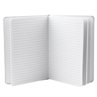 Notatnik Zeszyt Planner W Linie Liście Monstera Gumka A5 80 Kartek LEAN