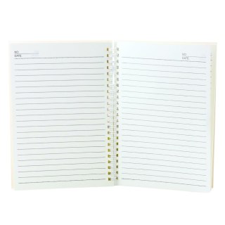 Zeszyt Notatnik W Linie Kot Jednorożec Różowe Wzory Biały A5 60 Kartek LEAN