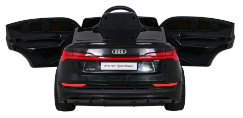 Audi E-Tron Sportback dla dzieci Czarny + Pilot + Napęd 4x4 + Wolny Start + Radio MP3 + LED