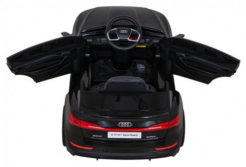 Audi E-Tron Sportback dla dzieci Czarny + Pilot + Napęd 4x4 + Wolny Start + Radio MP3 + LED