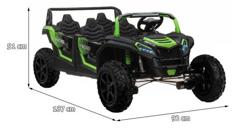 Pojazd 4-osobowy Buggy ATV RACING UTV2000 Zielony