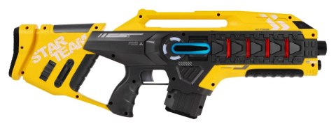 Zestaw 2 pistolety laserowe dla dzieci 8+ Laser Tag Czerwony Żółty 4 drużyny + 4 rodzaje broni