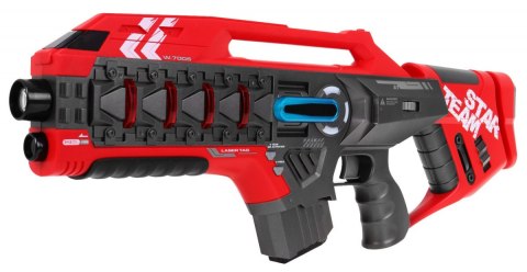 Zestaw 2 pistolety laserowe dla dzieci 8+ Laser Tag Czerwony Żółty 4 drużyny + 4 rodzaje broni