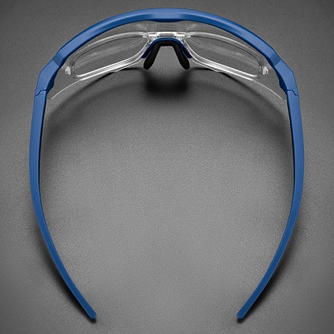 Okulary rowerowe polaryzacyjne z filtrem UV i wkładką korekcyjną - fioletowe ROCKBROS