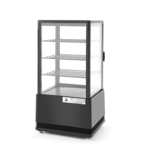 Witryna chłodnicza cukiernicza 3 półki 68L LED - czarna ARKTIC