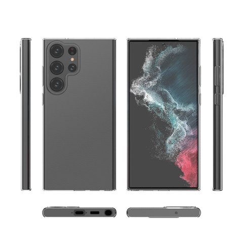 Etui cienki pokrowiec 0.5mm na Samsung Galaxy S23 Ultra - przezroczyste HURTEL