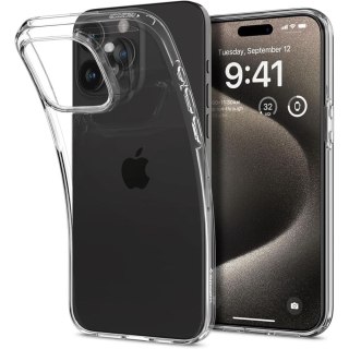 Etui na iPhone 15 Pro Max Liquid Crystal - przezroczyste SPIGEN