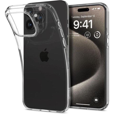 Etui na iPhone 15 Pro Max Liquid Crystal - przezroczyste SPIGEN