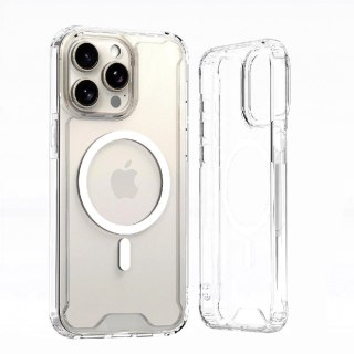 Etui pokrowiec na iPhone 16 Clear Corner Case MagSafe - przezroczyste HURTEL