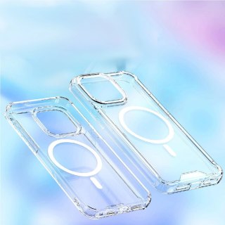 Etui pokrowiec na iPhone 16 Clear Corner Case MagSafe - przezroczyste HURTEL