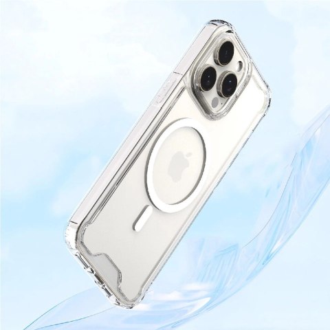 Etui pokrowiec na iPhone 16 Clear Corner Case MagSafe - przezroczyste HURTEL