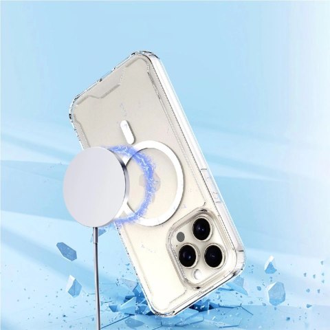 Etui pokrowiec na iPhone 16 Clear Corner Case MagSafe - przezroczyste HURTEL