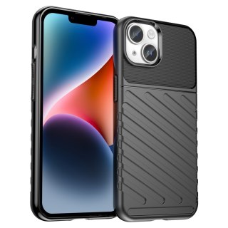 Pancerny pokrowiec etui na iPhone 14 Plus Thunder Case - czarny HURTEL