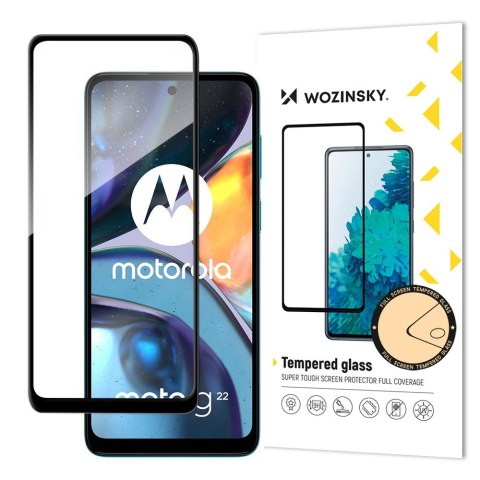 Szkło hartowane na Motorola Moto G22 Full Glue Tempered Glass WOZINSKY