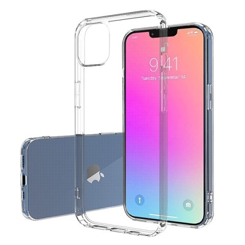 Żelowy pokrowiec etui do iPhone 13 Pro Max Ultra Clear 0.5mm - przezroczysty HURTEL