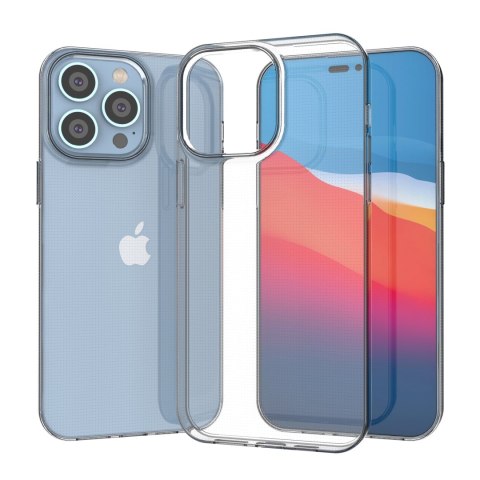 Żelowy pokrowiec etui do iPhone 14 Pro Max Ultra Clear 0.5mm - przezroczysty HURTEL