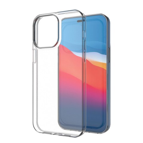 Żelowy pokrowiec etui do iPhone 14 Pro Max Ultra Clear 0.5mm - przezroczysty HURTEL