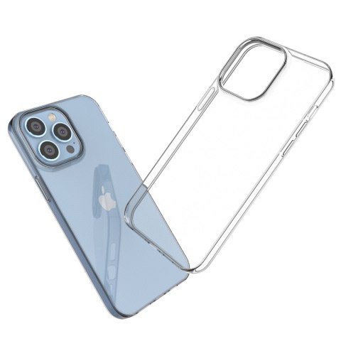Żelowy pokrowiec etui do iPhone 14 Pro Max Ultra Clear 0.5mm - przezroczysty HURTEL