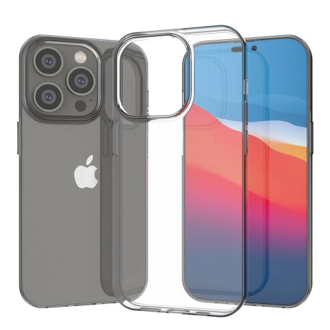 Żelowy pokrowiec etui do iPhone 14 Pro Ultra Clear 0.5mm - przezroczysty HURTEL