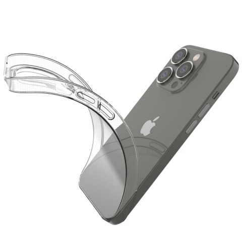 Żelowy pokrowiec etui do iPhone 14 Pro Ultra Clear 0.5mm - przezroczysty HURTEL