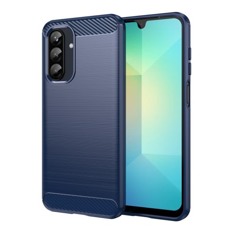 Etui silikonowe na Samsung Galaxy A26 Carbon Case - niebieskie HURTEL