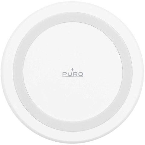 Ładowarka bezprzewodowa do smartfonów Android iPhone 15W - biała PURO