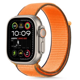 Pasek na Apple Watch 44 / 45 / 46 / 49 mm Nylon - pomarańczowy Tech-Protect