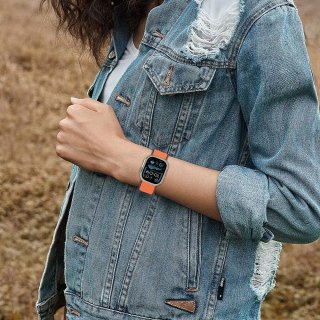 Pasek na Apple Watch 44 / 45 / 46 / 49 mm Nylon - pomarańczowy Tech-Protect