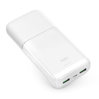 Powerbank 20000mAh USB-A USB-C PD AFC 22.5W - biały PURO