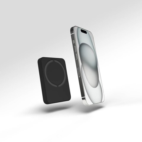 Powerbank 4200mAh USB-C MagSafe Mini Power Mag - czarny PURO