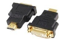 Adapter HDMI na DVI, M/F, czarny Gembird