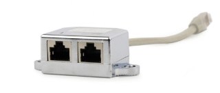 Adapter rozdzielacz LAN RJ-45/2XRJ-45 FTP Gembird