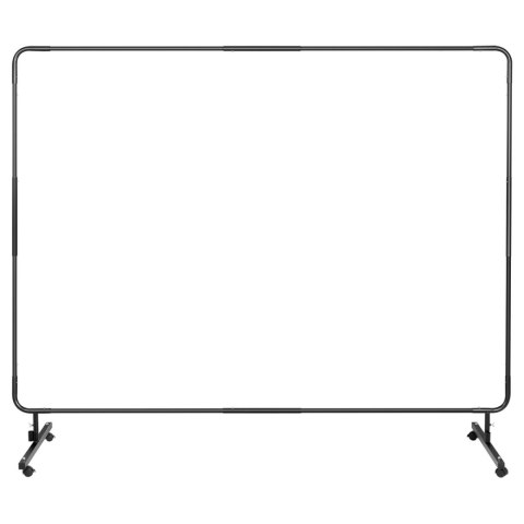 Ekran kurtyna spawalnicza ochronna z ramą na kółkach 239 x 175 cm - czerwona Stamos Germany