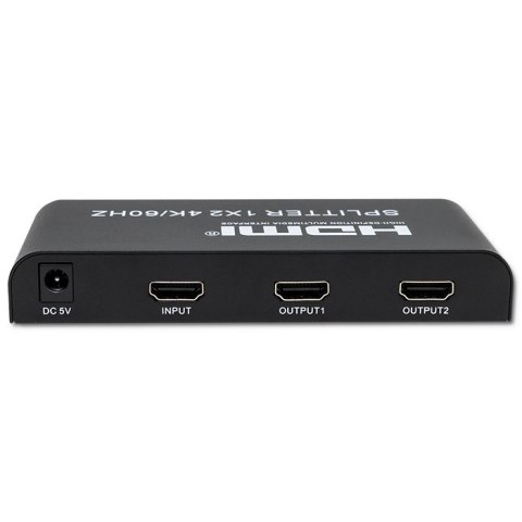 Aktywny rozdzielacz Splitter 2 x HDMI 4K x 2K | 6Gb/s | 60Hz Qoltec