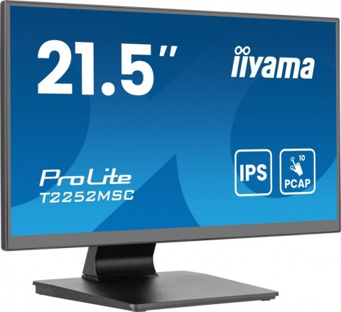 Monitor 22 cale T2252MSC-B2AG 10 PKT. POJ,IPS,HDMI,DP,2x1W,7H,2xUSB, AG-(Anti Glare) IIYAMA