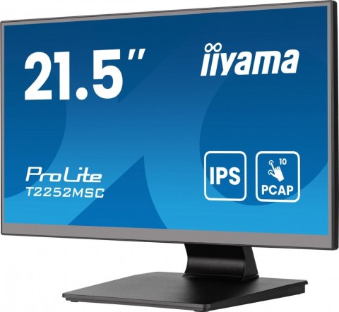 Monitor 22 cale T2252MSC-B2AG 10 PKT. POJ,IPS,HDMI,DP,2x1W,7H,2xUSB, AG-(Anti Glare) IIYAMA