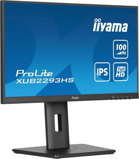 Monitor 22 cale XUB2293HS-B6 IPS,HDMI,DP,HAS(150mm) IIYAMA