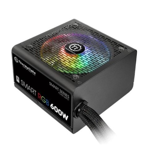 Smart 600W RGB (80+ 230V EU, 2xPEG, 120mm, Single Rail) Thermaltake