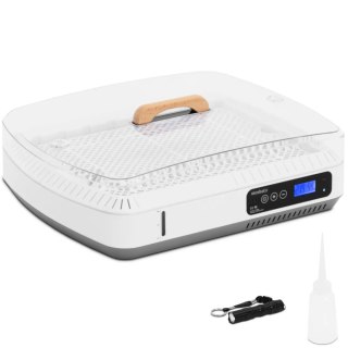 Inkubator klujnik do 35 jaj automatyczny z systemem nawilżania i owoskopem 80 W WIESENFIELD